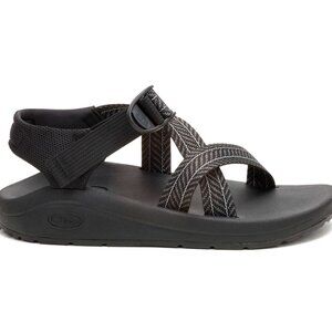 Chaco CushZ Extra Cushioned Sandals M 9 Frond Black Gorpcore Normcore NWOT